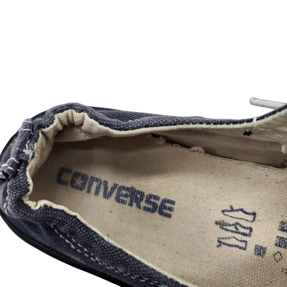 Converse Chuck Taylor All Star Low Top Tennis Shoes Blue White Women's 7 - Picture 7 of 12